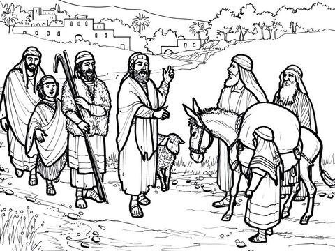 FreeBibleimages :: Line Art: Jesus' birth and childhood :: Pictures you ...