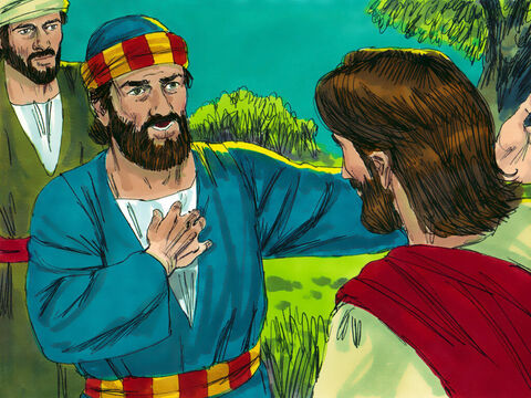 ‘No!’ Peter insisted. ‘Not even if I have to die with you! I’ll never deny you!’ And all the other disciples vowed the same. – Slide 4