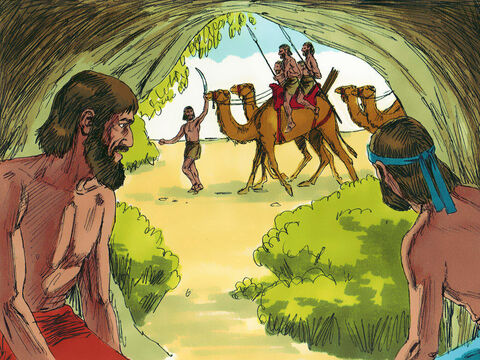 They arrived on camels and they stayed until the land was stripped bare. The Midianites were so cruel the Israelites hid in mountains, caves, and strongholds. God’s people were reduced to starvation. – Slide 3