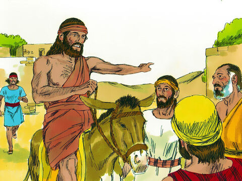 The Spirit of the Lord took possession of Gideon. He blew a ram’s horn as a call to arms, and the men of the clan of Abiezer came to him.  – Slide 13