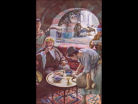 The Parable of the Rich Man and Lazarus. <br/>Harold Copping (1863 -1932). – Slide 17