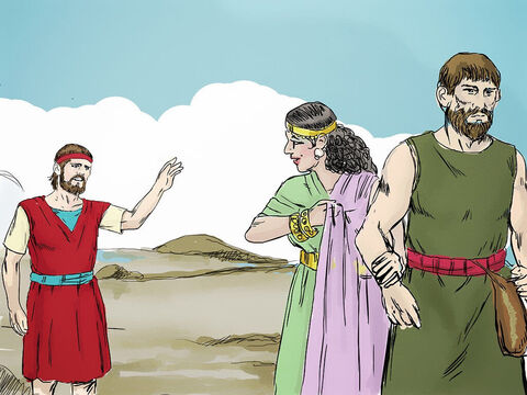 Gomer was not a faithful wife to Hosea and went off to live with another man. – Slide 6