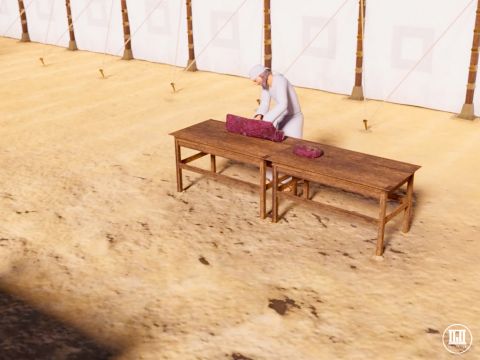 The Israelites made daily sacrifices to God on the brazen altar (Exodus 29:38). As the first priests began their service at the tabernacle, fire from the presence of the Lord consumed the sacrifice (Leviticus 9:24). According to Leviticus 6:13, the fire of the altar was to be kept burning at all times. – Slide 6