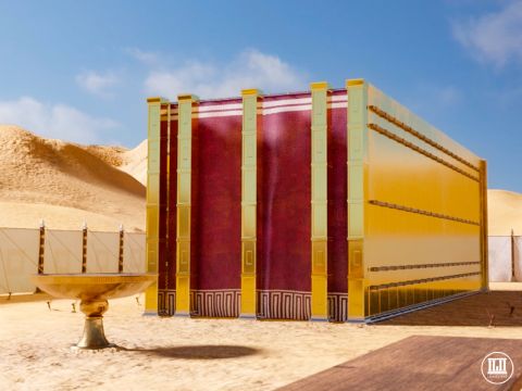A curtain covered the entrance to the Holy Place. – Slide 10