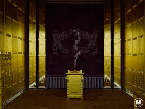 The Altar of Incense was located in the Holy Place in front of the veil. – Slide 3