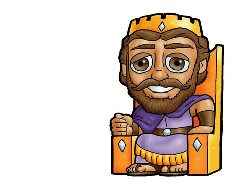 King David. This picture can be used to represent any King in the Bible. – Slide 5