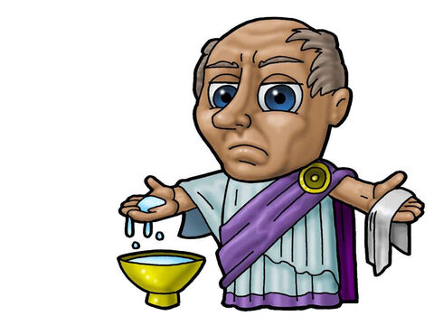 Roman Governor, Pilate. This picture can be used to represent any Roman ruler in the Bible. – Slide 12