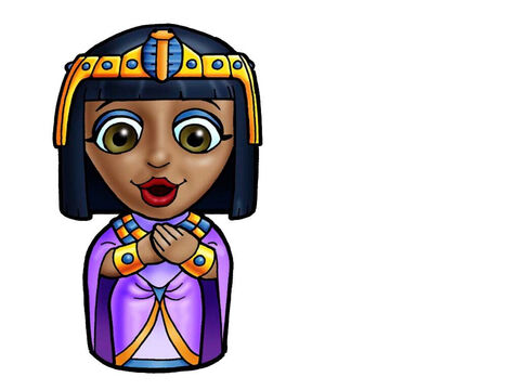 Queen of Egypt. This picture can be used to represent any Egyptian Queen in the Bible. – Slide 19