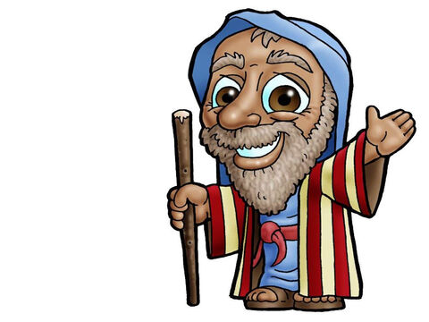 Abraham. This picture can be used to represent almost any older male character in the Bible. – Slide 8