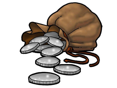 Bag of coins. – Slide 7