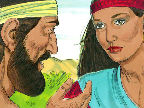 When the camels had finished drinking and the servant had found out Rebekah was from the family of Abraham, he took out a gold ring and two gold bracelets and put them on Rebekah. Then he asked, ‘Please tell me, is there room in your father’s house to spend the night?’ Rebekah replied, ‘We have plenty of straw and fodder, as well as room for you to spend the night.’Then the servant bowed down and worshipped the Lord for answering his prayers. – Slide 11