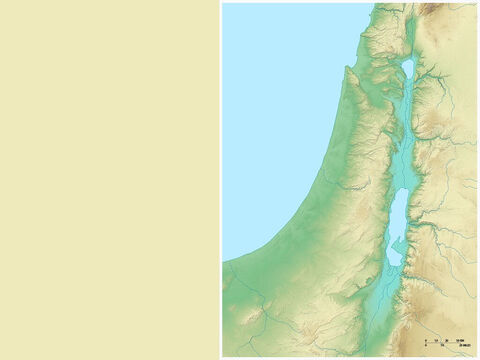 Map of Israel with space to the left to add further images or text. – Slide 10