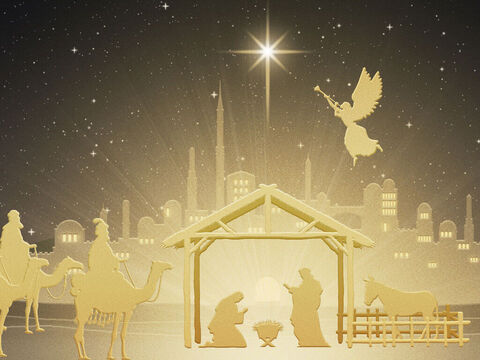 Jesus is born. <br/>Matthew 1-2, Luke 2. – Slide 1