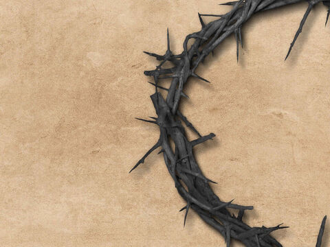 The crown of thorns. <br/>Matthew 27:29, Mark 15:17, John 19:2-5 – Slide 6