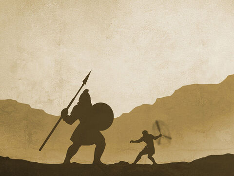 David and Goliath.<br/>1 Samuel 17 – Slide 6