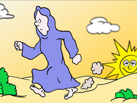 She immediately ran to find Simon Peter and John, two of Jesus’ disciples. – Slide 4