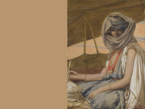 Sarah. <br/>Full image. <br/>James Tissot (1836-1902) – The Jewish Museum, New York. – Slide 11