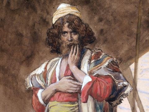 Jacob. <br/>Cropped image. <br/>James Tissot (1836-1902) – The Jewish Museum, New York. – Slide 12