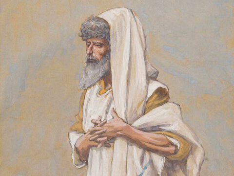 Aaron. <br/>Cropped image. <br/>James Tissot (1836-1902) – The Jewish Museum, New York. – Slide 20