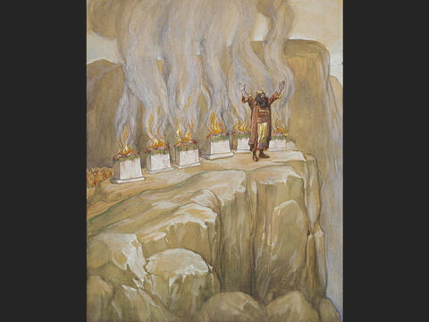 Balaam Prophesies the Glory of Israel. Full image. James Tissot (1836-1902) – The Jewish Museum, New York. – Slide 21