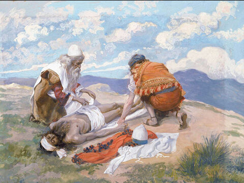 The Death of Aaron. <br/>Full image. <br/>James Tissot (1836-1902) – The Jewish Museum, New York. – Slide 23