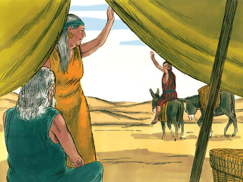 When Jacob found out his brother Esau was planning to kill him in revenge for deceiving him out of his father’s blessing, his mother suggested he fled to stay with her brother Laban. Isaac blessed Jacob before he left and told him not to marry a Canaanite woman but find a wife from the daughters of Laban. – Slide 1