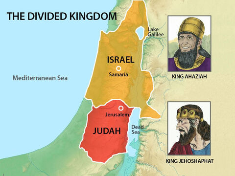 Jehoshaphat had trusted God for victory and it brought him peace. Towards the end of his reign however, he went into partnership with Ahaziah, king of Israel, who was a very wicked man. – Slide 18