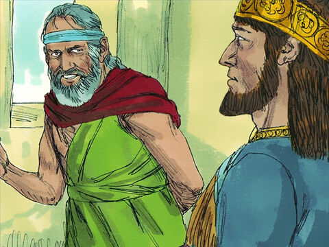Some time later King Zedekiah secretly sent to Jeremiah to see what the future held. Jeremiah declared, ‘Almighty God says if you will surrender to Babylon, you and your family shall live and the city will not be burned. ‘If you refuse to surrender, this city shall be set afire by the Babylonian army and you will not escape.’ Zedekiah listened but once again ignored God’s advice. Jeremiah remained confined to the prison yard until the day Jerusalem was captured. – Slide 11