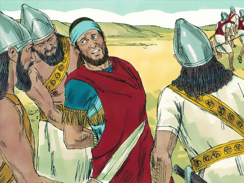 But they were discovered as they raced towards the Jordan valley. The Babylonians captured King Zedekiah near Jericho. All his soldiers deserted him and ran away. – Slide 13