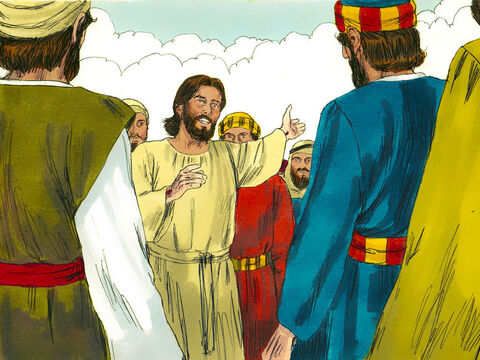 After rising from the dead, Jesus met with his disciples and followers, giving convincing proofs that he was alive. He appeared to them over a period of forty days and spoke about the Kingdom of God. – Slide 1