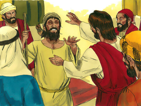 He answered, ‘Lord, I want to see.’ Jesus replied, ‘Then see! Your faith has healed you.’ – Slide 6