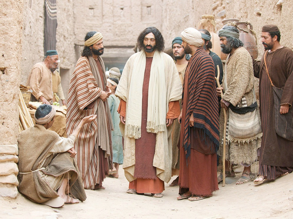 Freebibleimages Jesus Heals A Man Born Blind The Blind Man Healed