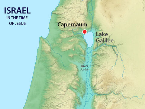The Centurion and his soldiers were garrisoned just outside Capernaum, the town where Jesus was staying as he taught around Galilee. – Slide 2