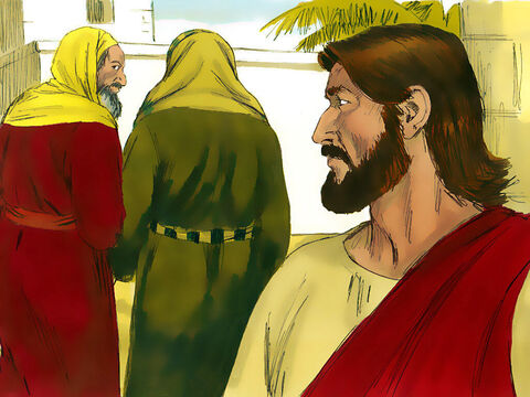 Those listening were astonished by His answer. The Pharisees and supporters of Herod went away frustrated they had failed to trap Jesus. – Slide 12