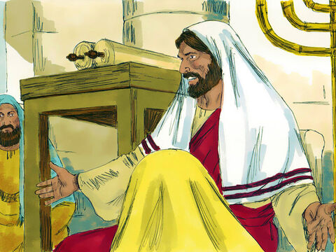 Jesus then announced, ‘Today the scripture I have read has happened.’Jesus was claiming He was the one God had promised to sent to save them. He was the Messiah. – Slide 5