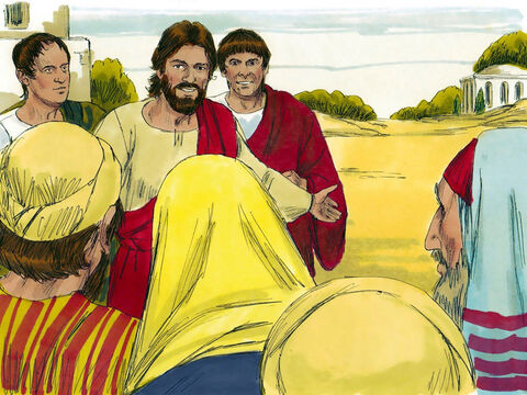 When a Pharisee called Simon invited Jesus to a meal at his home, Jesus accepted the invitation. – Slide 1