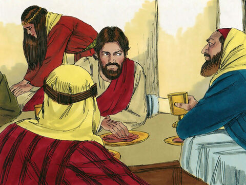 When Simon the Pharisee saw what was happening he thought, ‘This proves that Jesus is not a prophet. If God had really sent Him, He would know what kind of woman this is!’ – Slide 5
