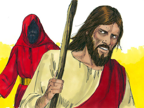Jesus said to him, ‘Away from me, Satan! For it is written: “Worship the Lord your God, and serve Him only.”’ – Slide 7
