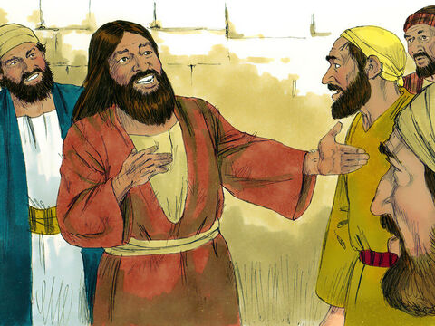 The man went round the whole region telling others what Jesus had done for him. And everyone was amazed. – Slide 12