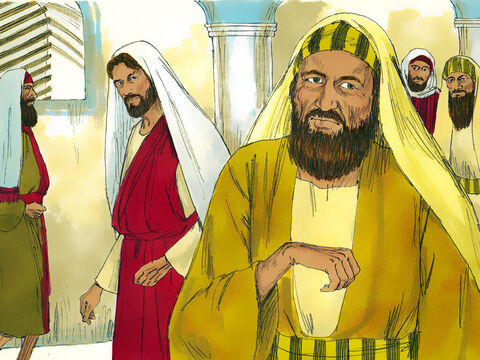 On another Sabbath day of rest, Jesus went into a synagogue to teach. A man was there whose right hand was withered. The Pharisees and the teachers of the law were looking closely to see if Jesus would heal on the Sabbath. – Slide 5