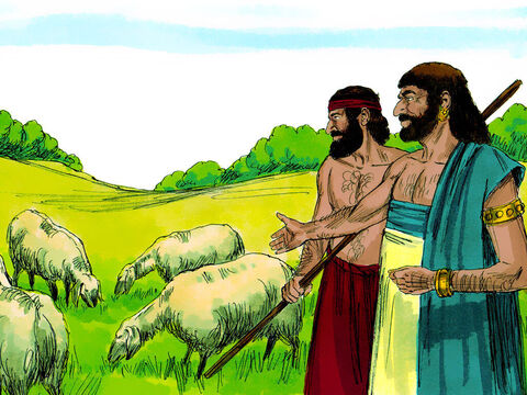 Job chapter 1: Job was a wealthy man living in the land of Uz. He owned 7,000 sheep, 3,000 camels, 500 yoke of oxen and 500 donkeys. Many servants worked for him and he was considered the greatest man among all those living in the East. – Slide 1