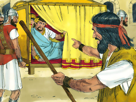 Now Herod Antipas was the ruler over the region in which John the Baptist was preaching. John spoke out, rebuking Herod Antipas and Herodias saying it was not lawful for them to act as they had and get married. – Slide 3