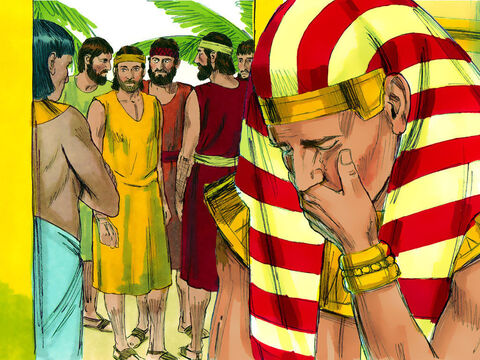 They did not know that Joseph could understand all they were saying as they had been speaking through an interpreter. Joseph turned away from them and began to weep. – Slide 8