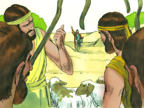 However, when his brothers saw him in the distance they plotted to kill him. – Slide 7