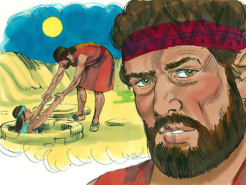 Reuben said this planning to rescue Joseph later and take him back to his father. – Slide 10