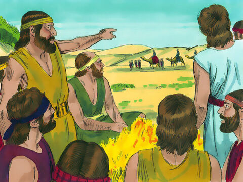 Judah said to his brothers, ‘Let’s not kill Joseph but sell him to the Ishmaelites.’ So they pulled Joseph up out of the cistern and sold him for twenty shekels of silver to the Ishmaelite traders. – Slide 13