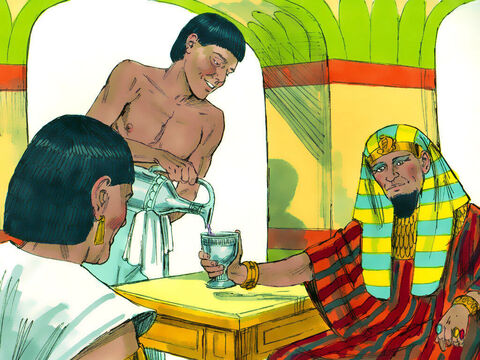 Once the cupbearer was back doing his job, he completely forgot about Joseph and did not mention his plight to Pharaoh. – Slide 12