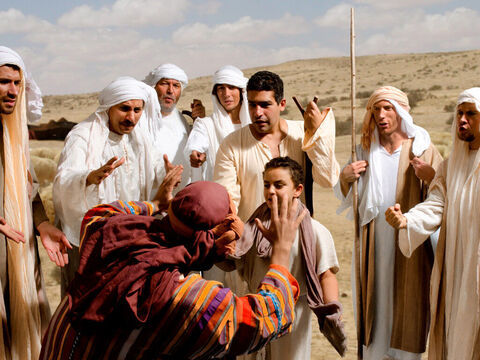The brothers interpret the eleven stars as a picture of them bowing down to Joseph and their hatred deepens. – Slide 15