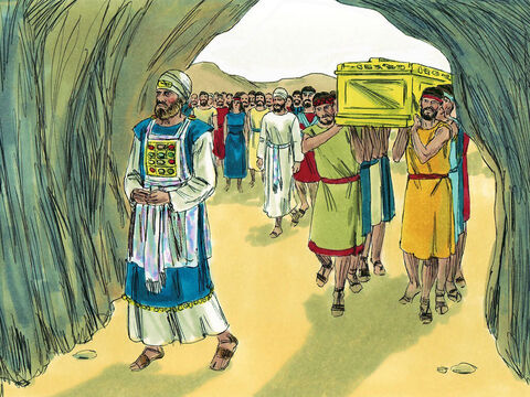 Joshua was buried on his own estate at Timnath-serah, in the hill country of Ephraim. – Slide 11