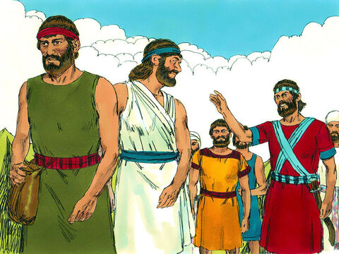 Joshua secretly sent two spies to check out the land and the city of Jericho. – Slide 7